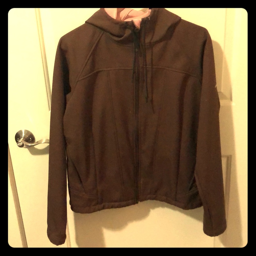 Brown zip up jacket
